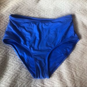 Blue Andie Swim High-Waisted bikini bottom